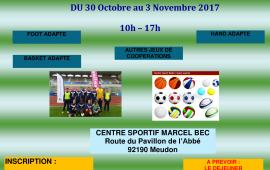 Stage de la TOUSSAINT 2017